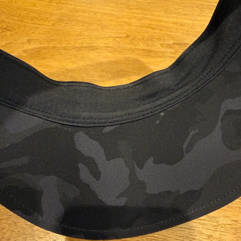 Lululemon Black Camo Fast Paced Visor O/S - Picture 5 of 5